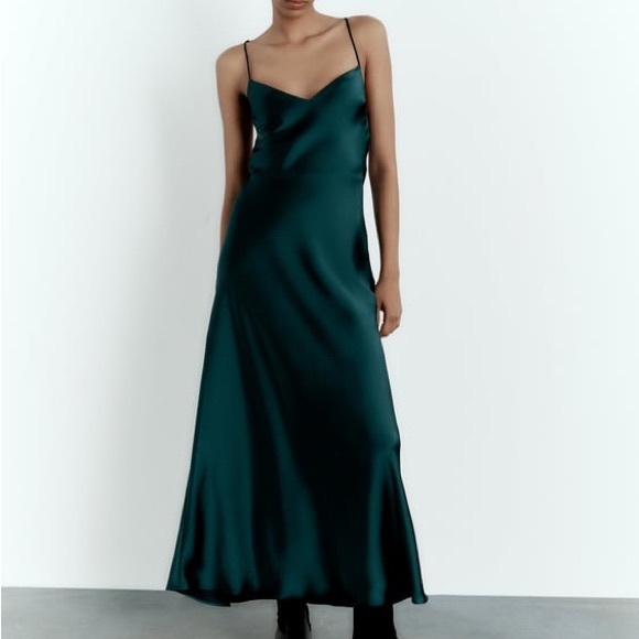Zara Dresses & Skirts - Zara Satin Slip dress